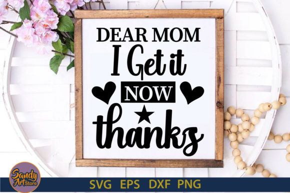 Dear Mom - Mother s SVG: Graphics for Crafts