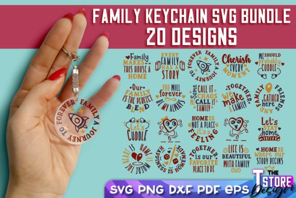 Family Keychain SVG Bundle: A Designer’s Take