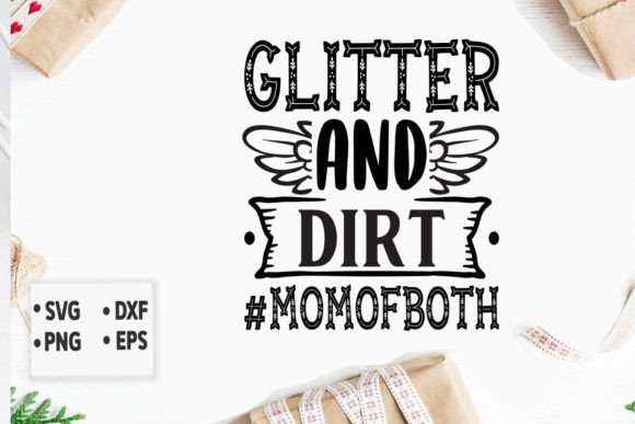 Glitter Dirt momofboth Svg for Crafts and Graphics
