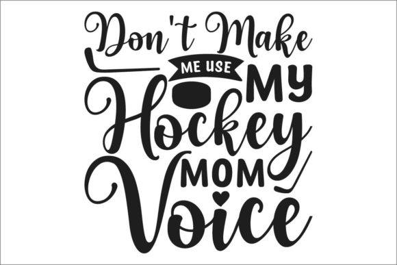 Hockey Mom Voice: Graphics for Crafts