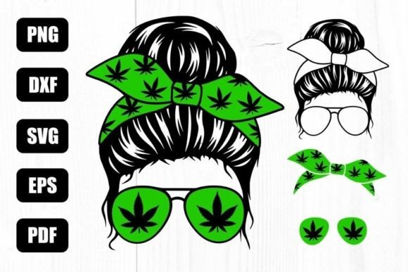Mom Life Cannabis Graphics for Crafts