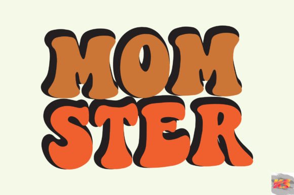Retro Mom Ster Svg: Graphics for Crafts