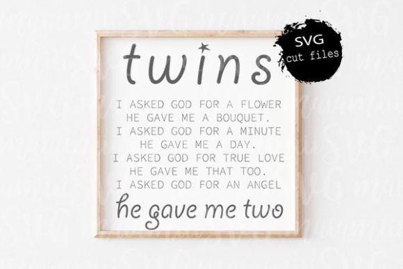 Twins SVG: Graphics for Crafts and Blogs