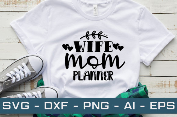 Wife Mom Planner Graphics for Crafts
